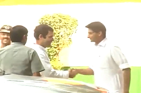 Students describe meeting with Rahul