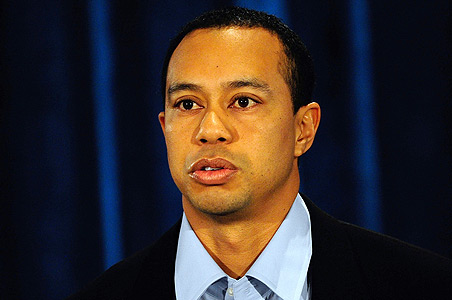 Tiger Woods trips NY stock exchange