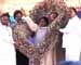 Another 18-lakh garland given to Mayawati