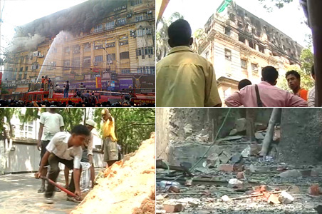 Kolkata fire: Court stops demolition of Stephen Court