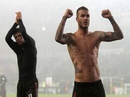 Beckham's heel hurt, but not visibility Beckham's heel hurt, but not visibility