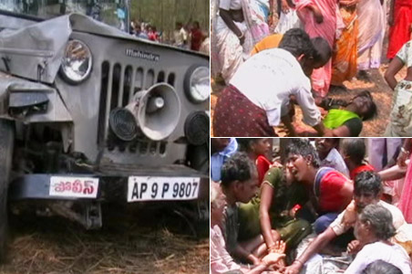 5 killed as jeep in minister's convoy hits autorickshaw