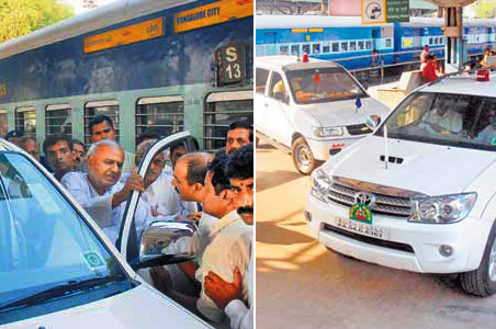 Railway platforms are not highways, Mr Gowda