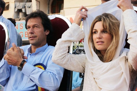 Imran campaigns for Jemima's brother in London