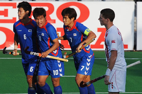Jang's hat-trick keeps South Korea afloat