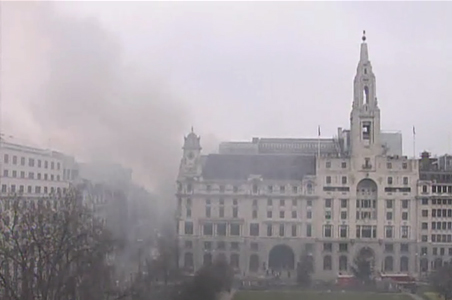 Major fire in 4-storey central London building