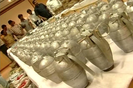 Andhra police find Maoists' dump of grenades