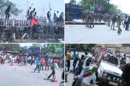 BJP student wing creates havoc in Bihar