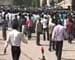 Telangana committee met by protests in Hyderabad