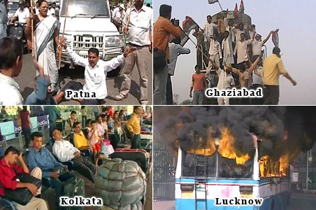 Opposition's Bharat bandh: Air, rail traffic disrupted