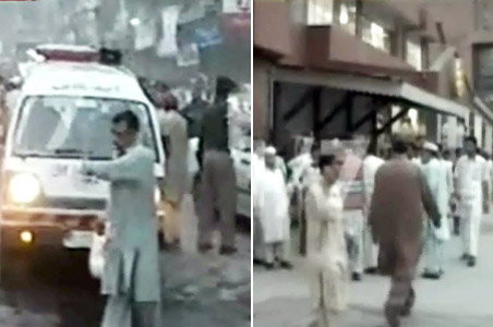 23 killed in a suicide attack in Peshawar market