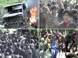 J&K: Protests against Army over civilian's killing J&K: Protests against Army over civilian's killing