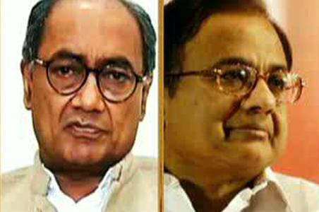 Digvijay vs Chidambaram on Naxals, Congress says sssh