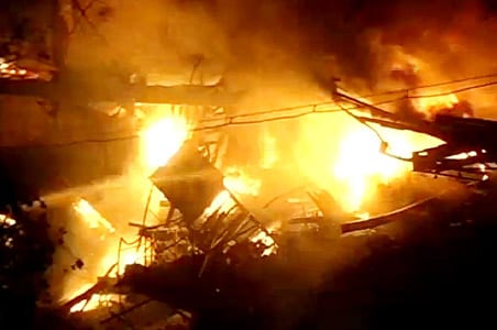 Major fire at industrial estate in Mumbai