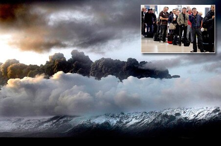 Iceland's volcanic ash halts flights across Europe