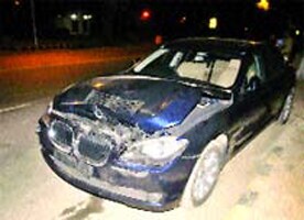 Speeding BMW hits Israeli embassy vehicle in Delhi