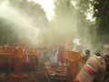 Lucknow: Water canons, high drama as Mayawati strikes back