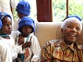 South African kids celebrate Mandela's birthday