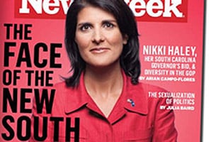 Nikki Haley appears on Newsweek cover