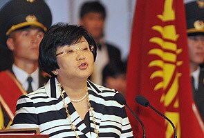 Otunbayeva is Kyrgyztan's first woman President