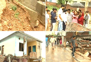 Heavy rain in Jammu, several buildings collapse