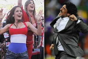 What does Maradona have in common with lingerie model Larissa?