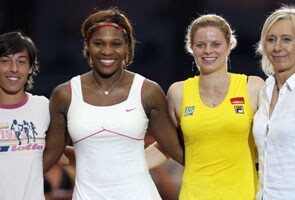 World record crowd watch Clijsters beat Serena