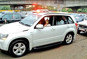 CM Sheila Dikshit stranded as rain worsened traffic in Delhi