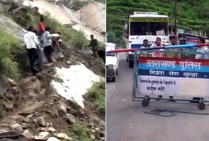 Cloudburst cuts off Badrinath road, pilgrims stuck