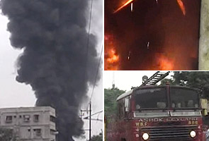 Fire in plastic factory in Howrah 