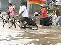 Heavy rains cause flooding in Ahmedabad