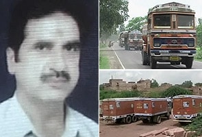 Is he responsible for 103 missing trucks of explosives?