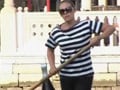 First official female gondolier in Venice