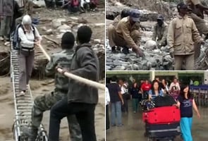 Leh floods: 90 foreigners rescued from Zanskar valley