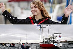 Dutch teen on controversial voyage around the world