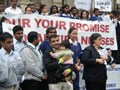 Nursing students from Kerala protest in Melbourne