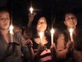 Candle light march in Leh for cloudburst victims