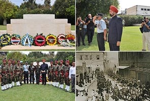 A tribute to Indian soldiers on Haifa Day  