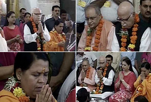 Temple visit with Advani signals Uma Bharti's return to BJP?  