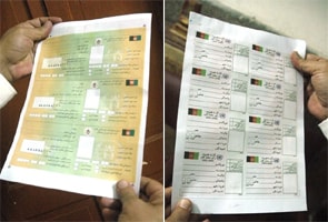 Pakistani printers make fake Afghan voting cards