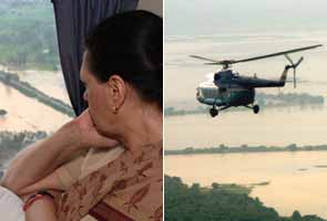 Sonia touring flood-hit areas of Uttarakhand