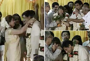 Tharoor, Sunanda host wedding reception in Delhi