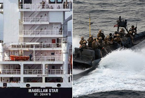 US Marines take back pirate-held ship off Somalia 