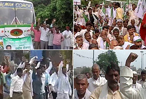 Protests for Mayawati to give in, new rehabilitation policy for UP farmers