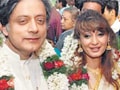 Tharoor, Sunanda host wedding reception in Delhi