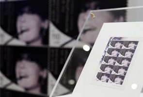 Rare Audrey Hepburn stamps auctioned