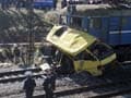 Ukraine: 40 killed, 10 injured in bus, train collision