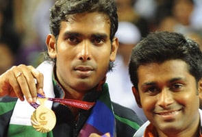 India's golden boys clinch doubles title in table tennis