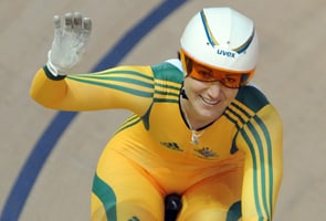 Anna Meares wins women's 500m time-trial gold in cycling