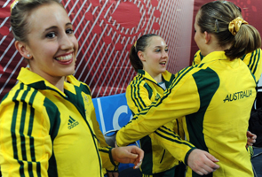 Australia win the gymnastics women's team gold